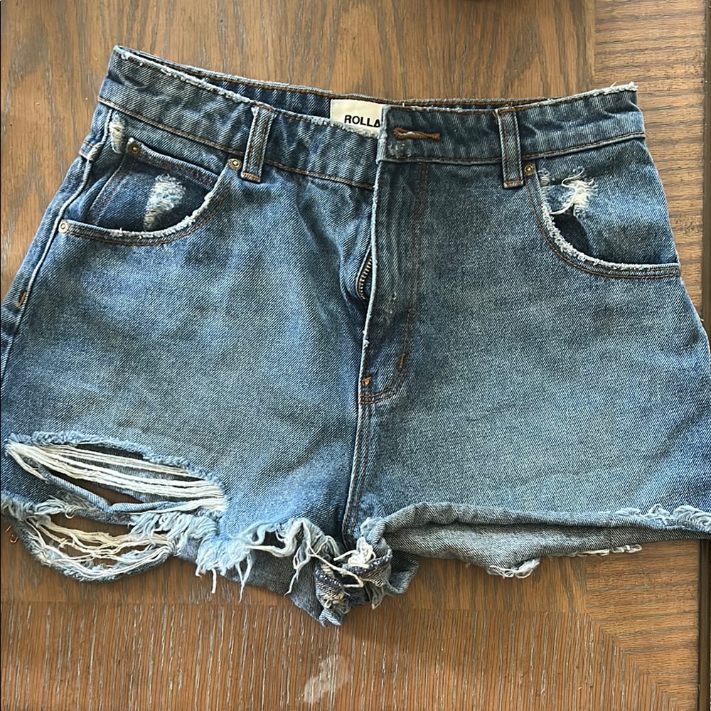 ROLLA'S Blue Jean Shorts Classic Style